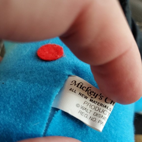 Goofy Mickeys Christmas Carol 6" Plush Stuffed Animal Disney Vintage 1984 - Picture 10 of 10